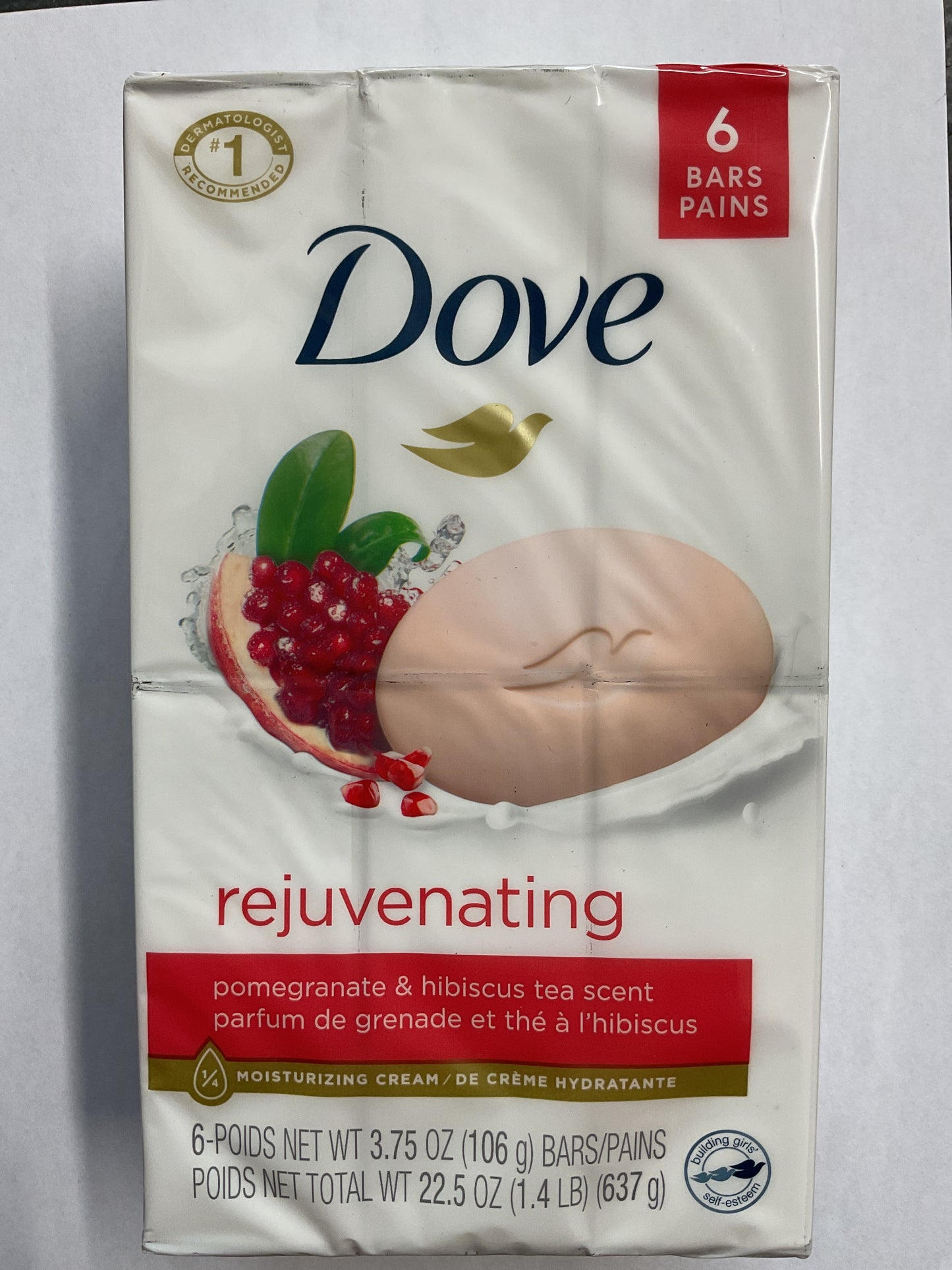 Dove Beauty Bar - Rejuvenating - 3.75 Oz - 6 Ct - 1 Pack