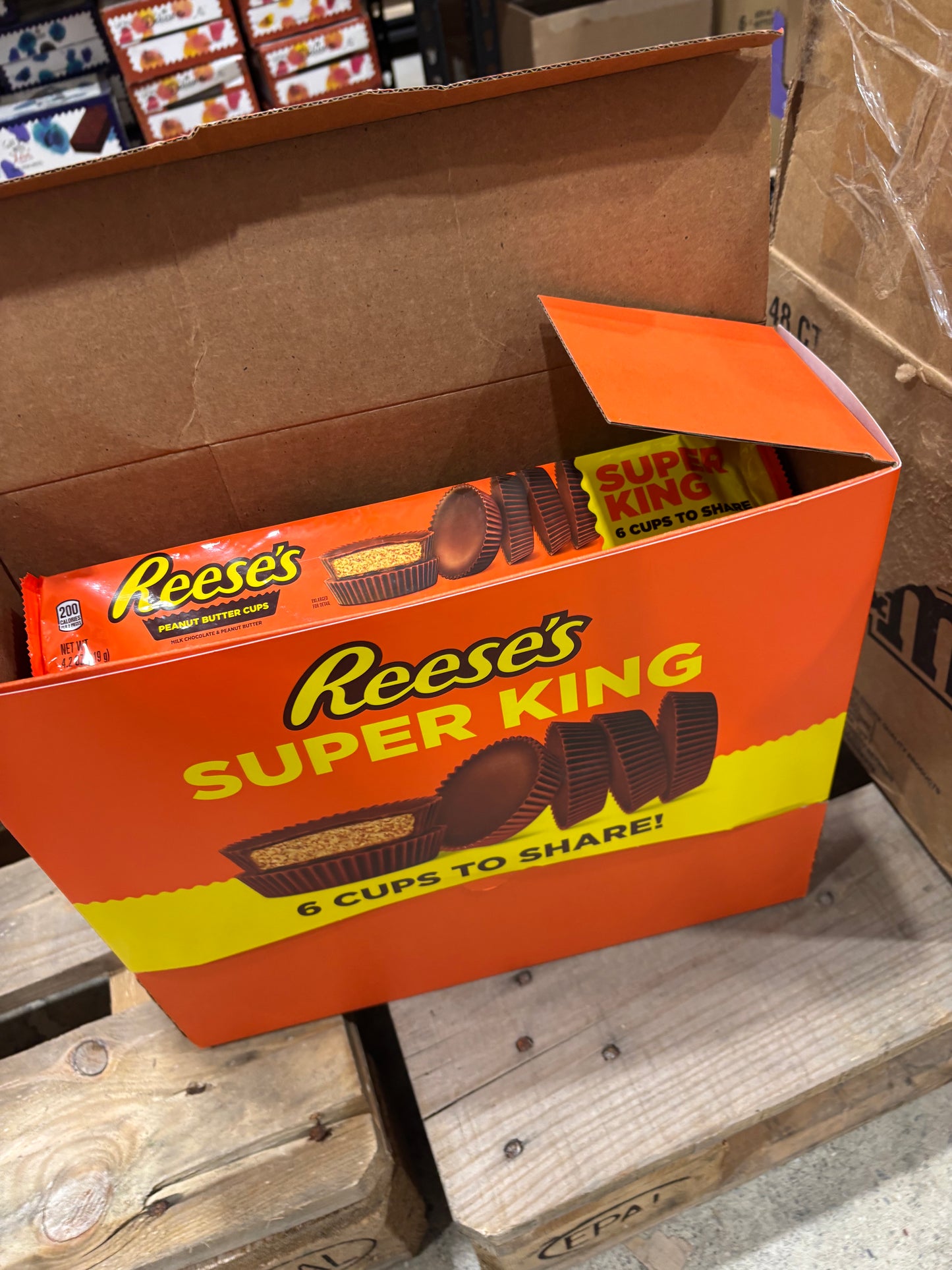 36 Reese's Peanut BC Display Super King 6cups 4.2oz