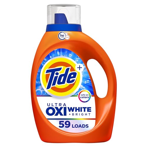 Tide - Liquid Detergent - H.E Ultra Oxi White Bright - 84 Oz - 4 Pack