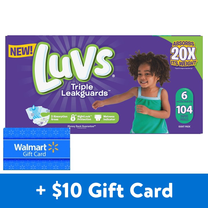 Luvs Diapers - Size 6 - 124Ct - 1 Pack