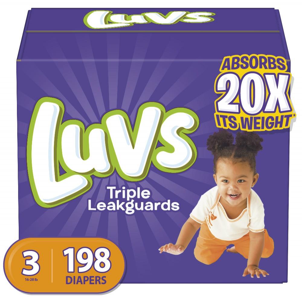 Luvs Diapers - Size 3 - 198 Ct - 1 Pack