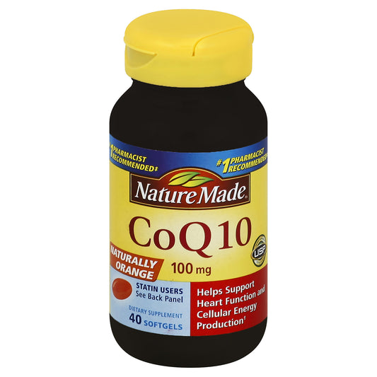 Nature Made - Coq10 100 Mg 40 Softgels - 1 Pack