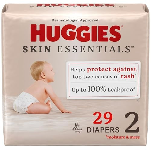 Huggies Diapers - Skin Essentials - Size 2 - 29Ct - 9 Pack