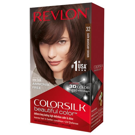 Revlon Hair Color - Color Silk - #32 Dark Mahogany Brown - 12 Pack