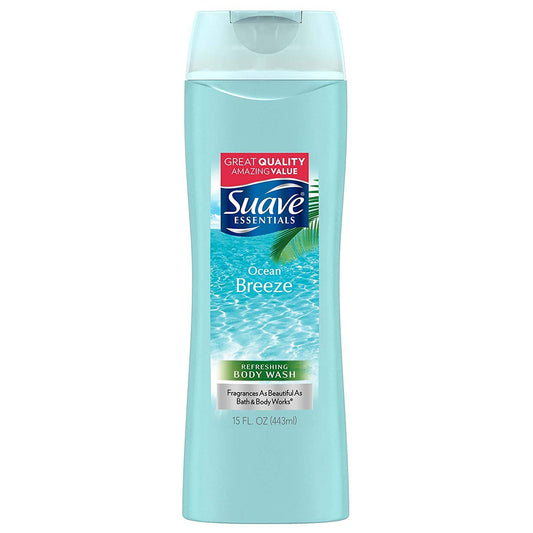 Suave Bodywash - Ocean Breeze - 15 Floz - 6 Pack