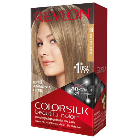 Revlon Hair Color - Color Silk - #60 Dark Ash Blond - 12 Pack