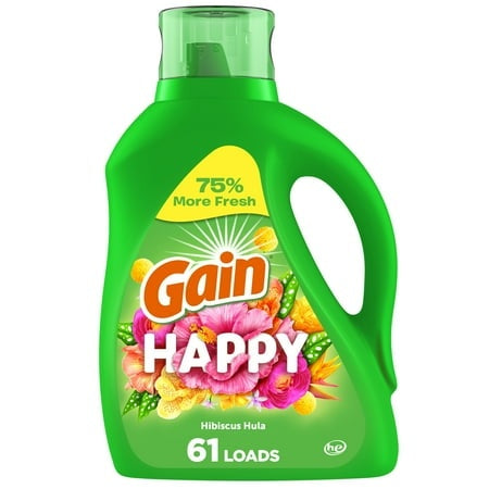 Gain Liquid Detergent - Hibiscus Hula - 88 Floz - 4 Pack