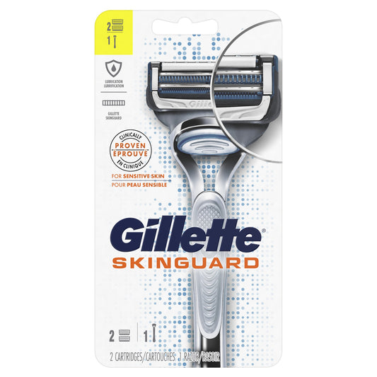 Gillette Razor Set - Skinguard - 1 Handle & 2 Cartridges - 36 Pack