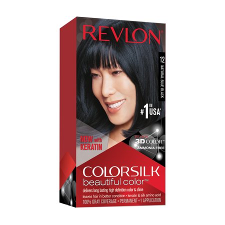 Revlon Hair Color - Color Silk - #12 Natural Blue Black  - 12 Pack