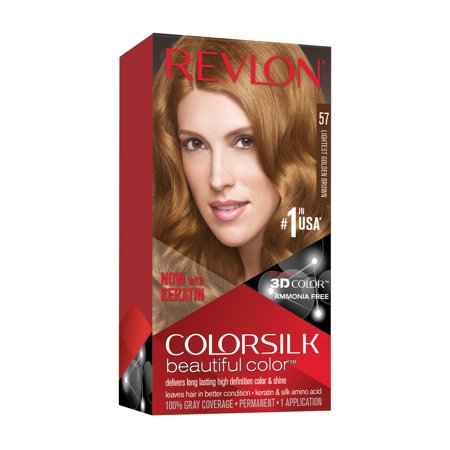 Revlon Hair Color - Color Silk - #57 Light Golden Brown - 12 Pack