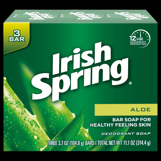 Irish Spring Bar Soap - Aloe - 3 Ct - 18 Pack