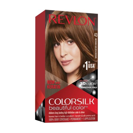 Revlon Hair Color - Color Silk - #43 Medium Golden Brown - 12 Pack