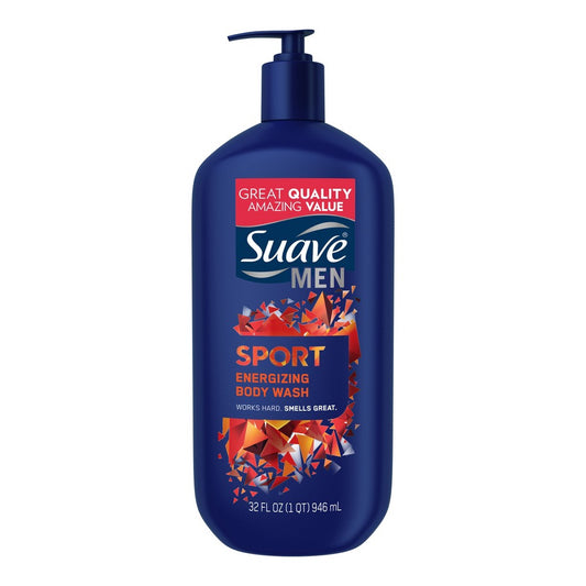 Suave Mens Body Wash - Sport - 32 Oz - 3 Pack