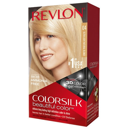 Revlon Hair Color - Color Silk - #04 Ultra Light Natural Blonde - 12 Pack