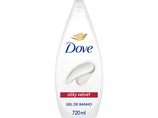 Dove Shower Gel - Silk Velvet - 720 Ml - 12 Pack