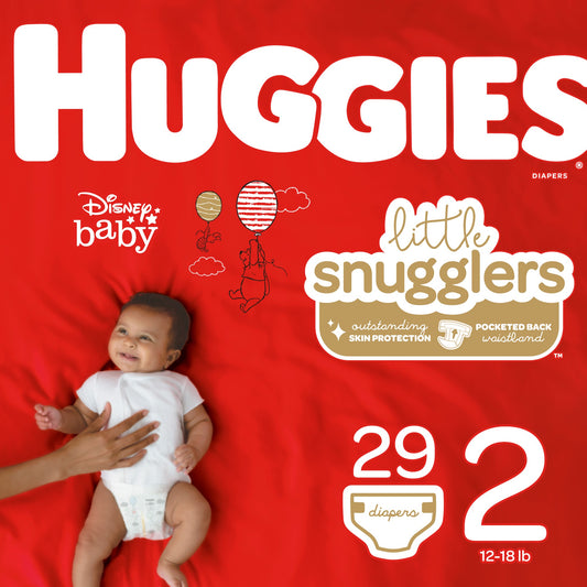 Huggies Diapers - Little Snugglers - Size 2 - 29 Ct - 4 Pack