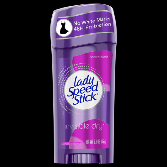 Speed Stick Deodorant - Lady Invisble Dry Shower Fresh - 2.3 Oz ( 65 G) - 12 Pack