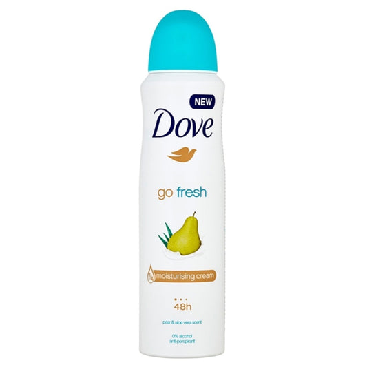 Dove Deodorant Spray - 150 Ml - Pear & Aloe Vera   - 6 Pack