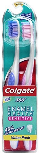 Colgate - Toothbrush - 360 - Extra Soft - 2 Brushes - 1 Pack