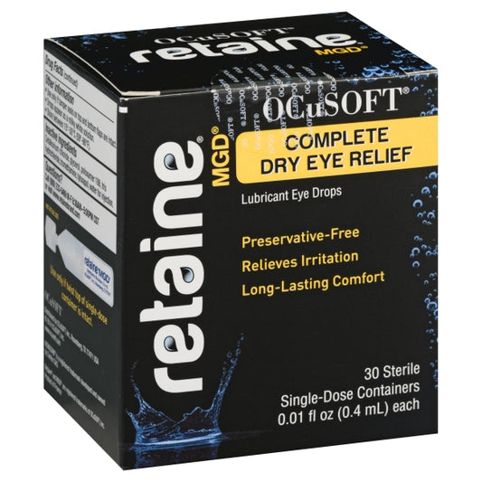 Retain Eye Drops - Lubricant 30 Sterile (0.4 Ml) Each - 24 Pack