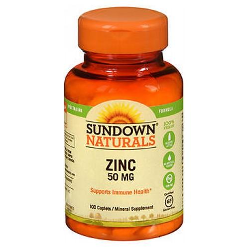 Sundown Vitamins - Essential Zinc 50 Mg Caplets 100 Caplets - 1 Pack