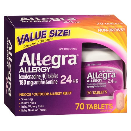 Allegra - Tablets - 70 Ct - 1 Pack