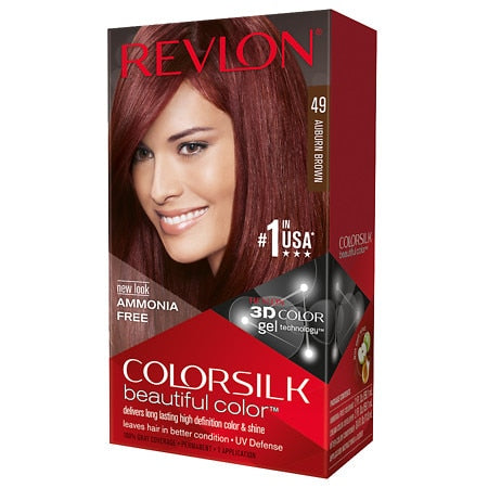 Revlon Hair Color - Color Silk - #49 Auburn Brown - 12 Pack