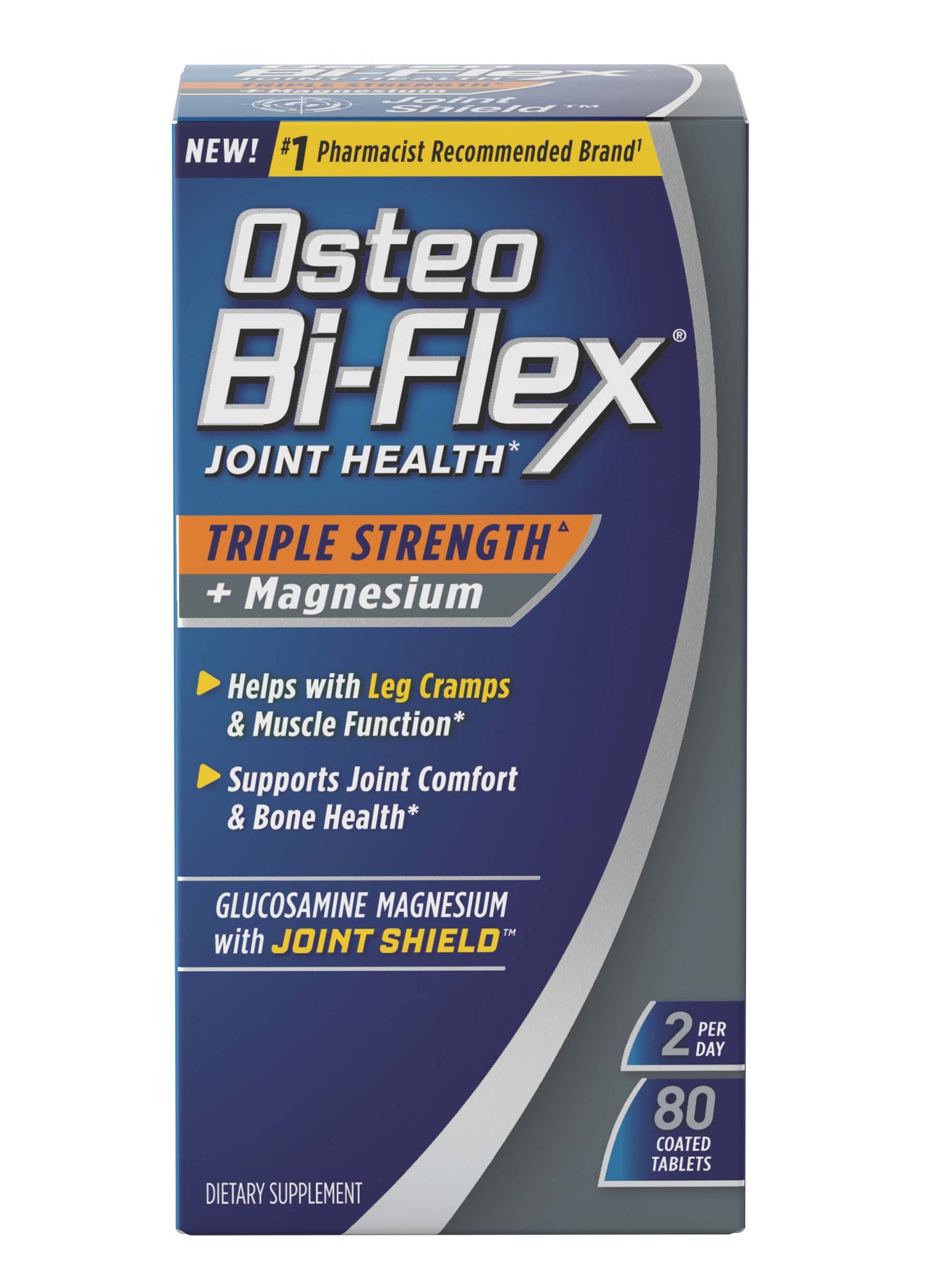 Osteo Bi-Flex - Triple Strength + Magnesium - 80 Ct - 1 Pack