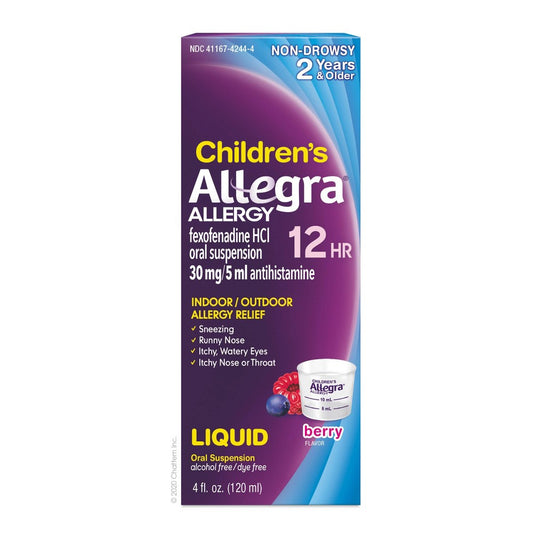 Allegra - Childrens Liquid - Berry - 4 Oz - 1 Pack