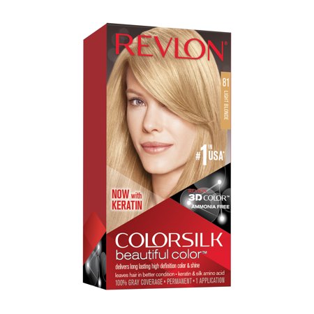 Revlon Hair Color - Color Silk - #81 Light Blond - 2 Pack