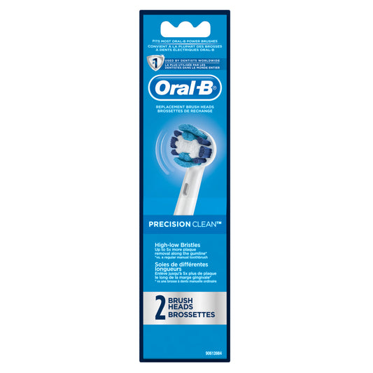 Oral-B - Brush Heads - Precision Clean - 2 Heads - 1 Pack