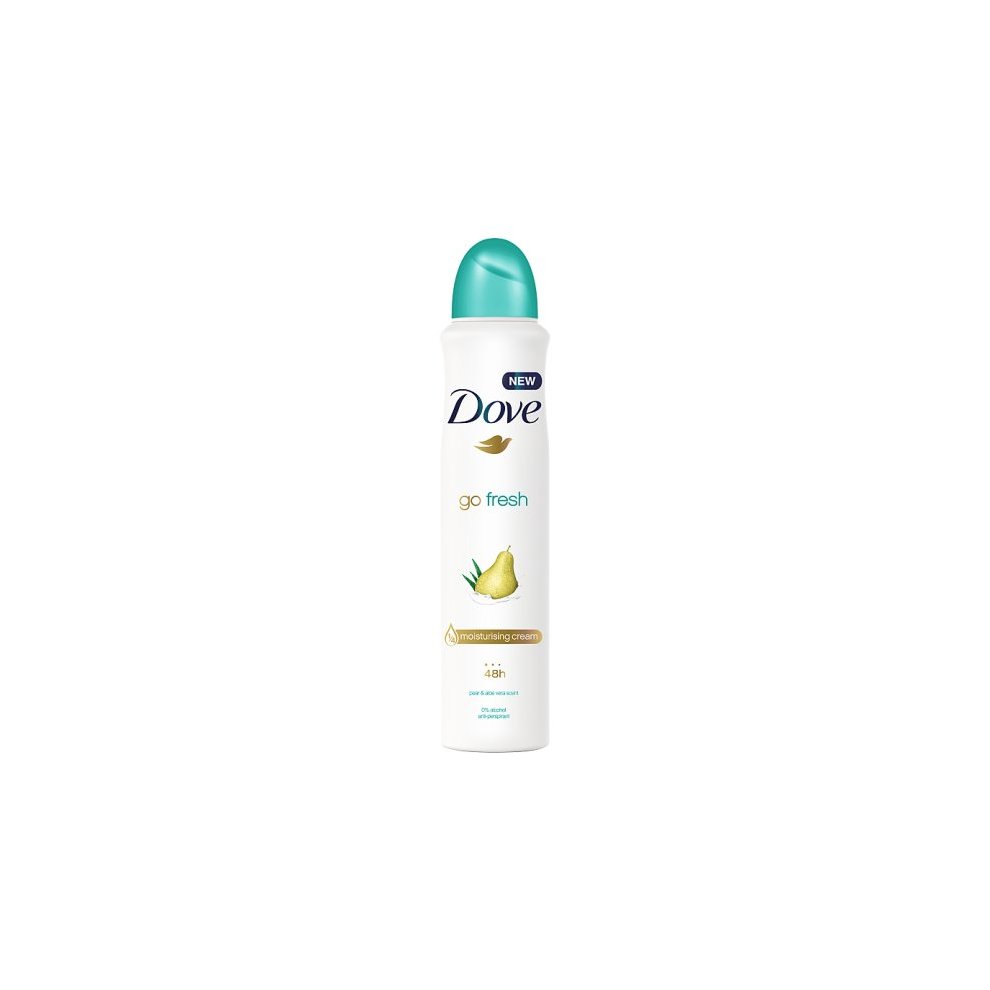 Dove Deodorant Spray - 250 Ml - Pear & Aloe Vera  - 6 Pack