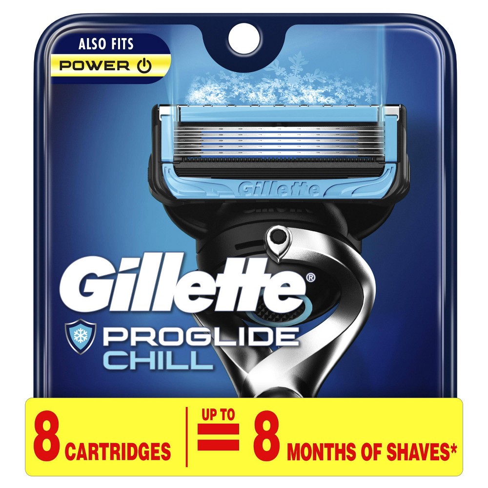 Gillette Blade Refill - Fusion5 Proshield Chill - 8 Cartridges - 36 Pack