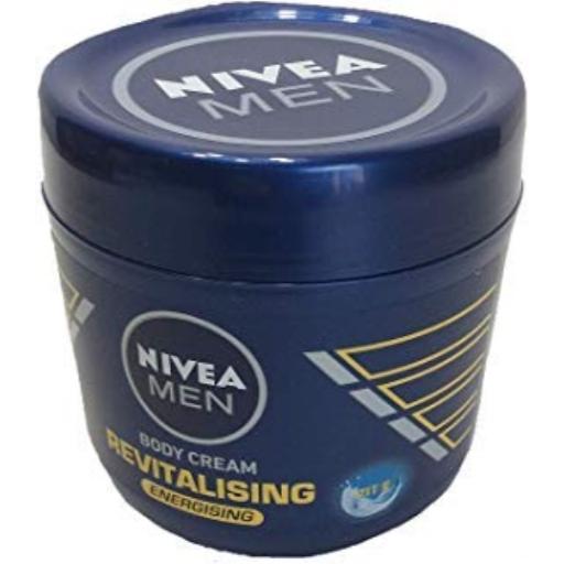 Nivea Body Lotion - Mens Cream Revitalizing Energizing Vit E 400Ml 12/Pk - 1 Pack