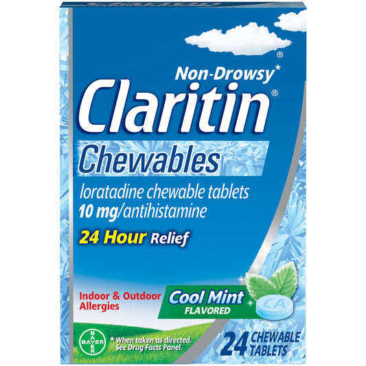 Clartitn - Cool Mint 24 Chewable Tablets - 1 Pack