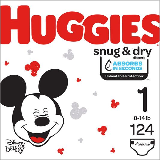 Huggies Diapers - Snug & Dry - Size 1 - 108 Ct - 1 Pack