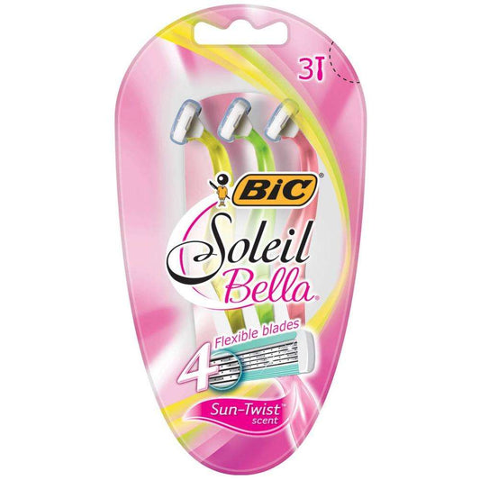 Bic - Disposable Razors - Soleil Bella - 4 Razors - 72 Pack