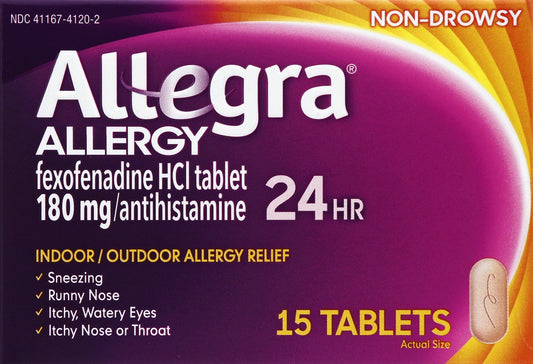 Allegra - Tablets - 15 Ct - 1 Pack