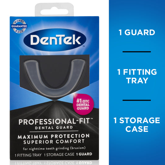 Dentek - Dental Guard - Professional-Fit - For Nighttime Teeth Grinding - 1 Pack