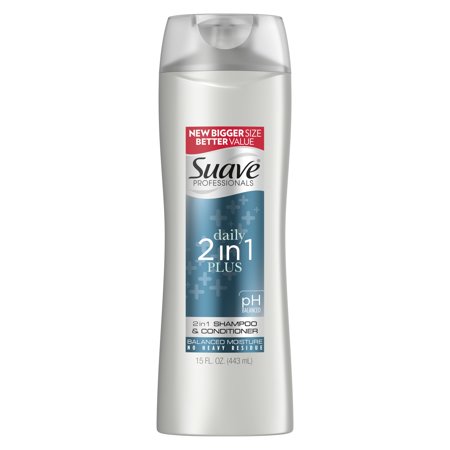 Suave 2in1 - Daily 2in1 Plus - 15 Floz - 6 Pack