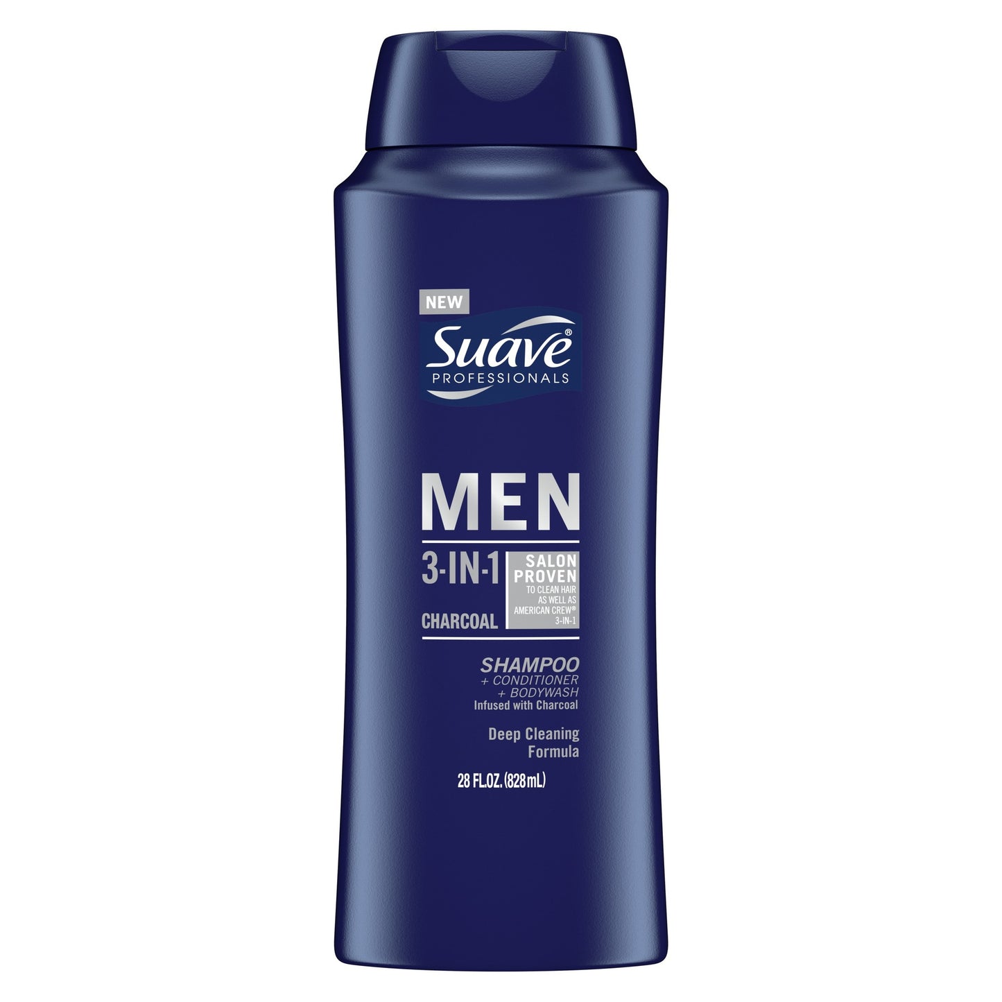 Suave Shampoo - Men 3In1 - Charcoal - 28 Oz - 4 Pack