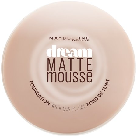 Maybelline Foundation - Dream Matte Mousse Foundation : Creamy Natural - 1 Pack