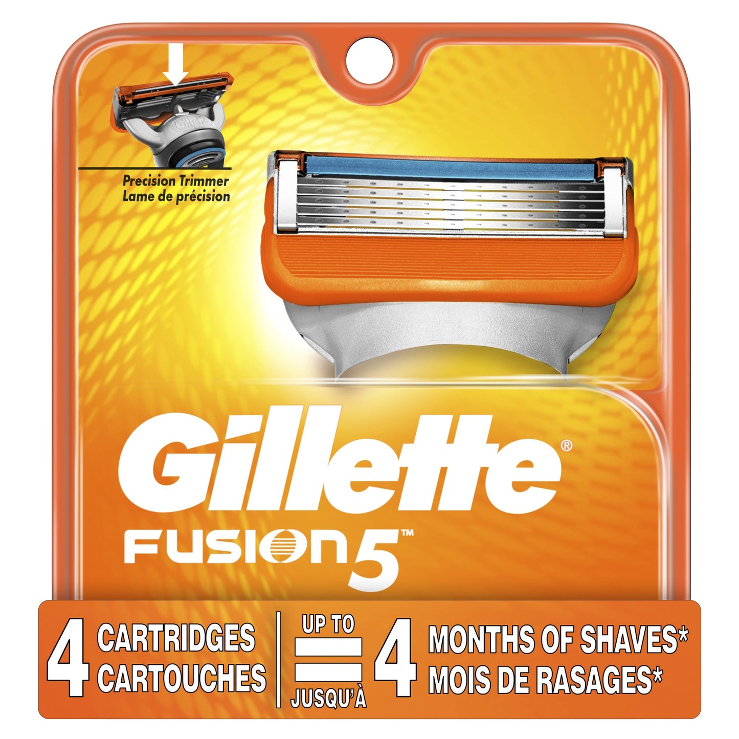 Gillette Blade Refill - Fusion5 Power - 4 Cartridges - 48 Pack