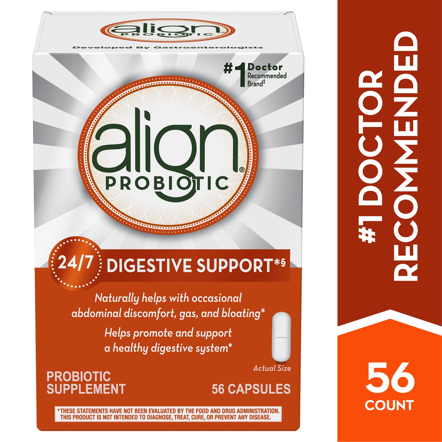 Align Probiotic - Digestive Support - 56 Capsules - 1 Pack