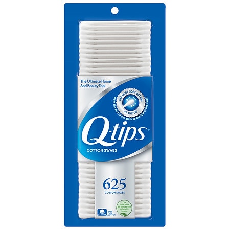 Q-Tips - Cotton Swabs - 625 Count - 12 Pack