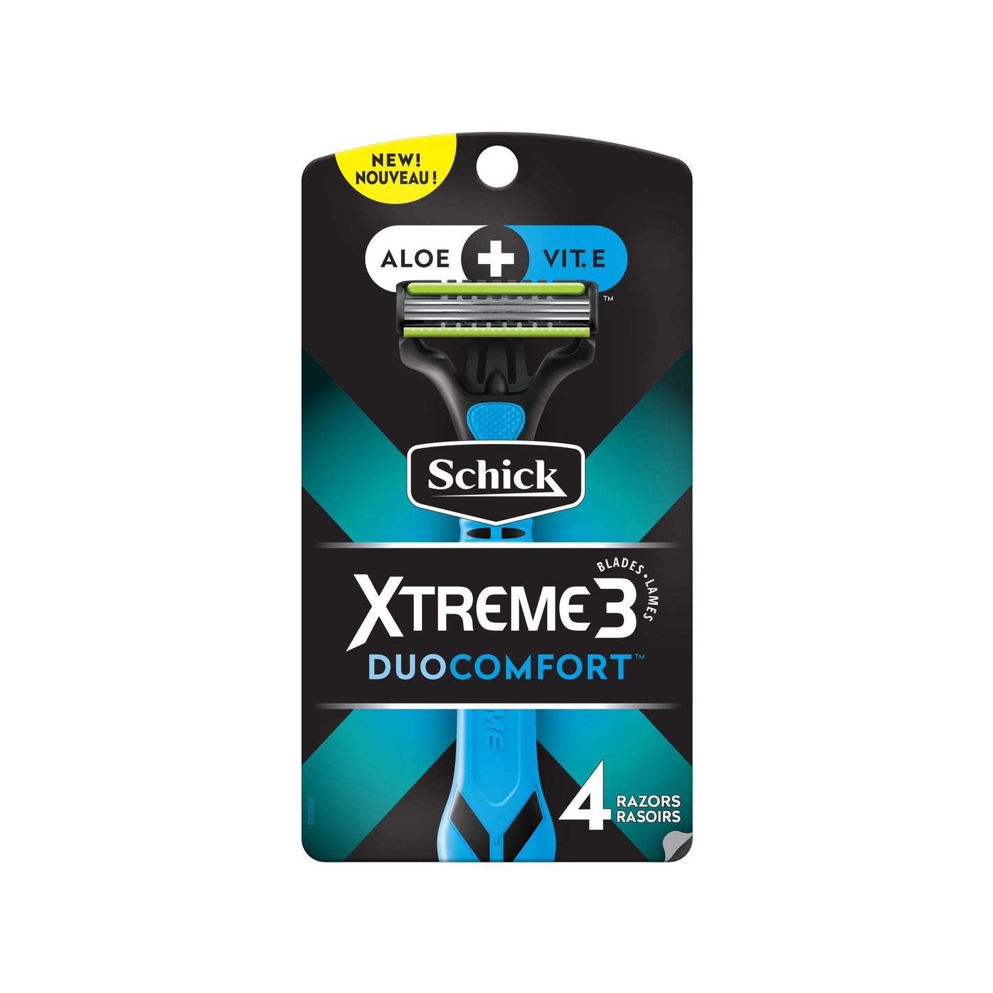 Schick - Xtreme 3 Duocomfort - 4 Razors - 12 Pack