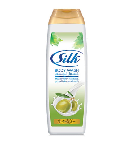 500ml silk body wash natural olive 18pk