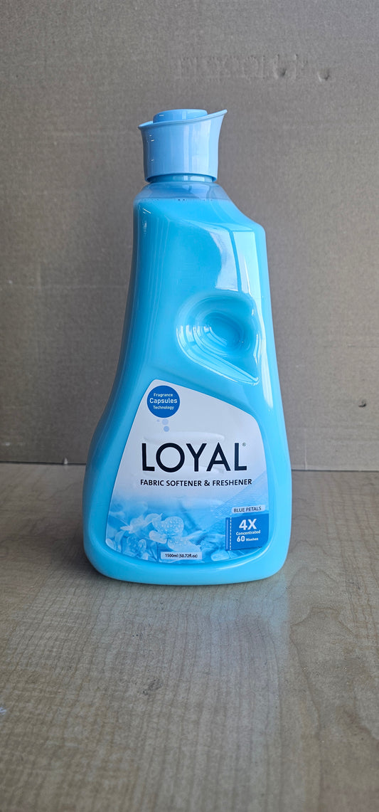 LOYAL Fabric Softener Blue Petals 50.72oz 6 pack