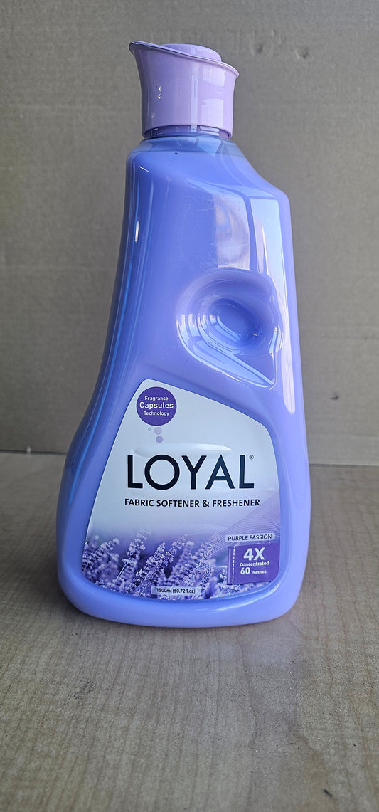 LOYAL Fabric Softener Purple Passion 50.72oz 6 pack