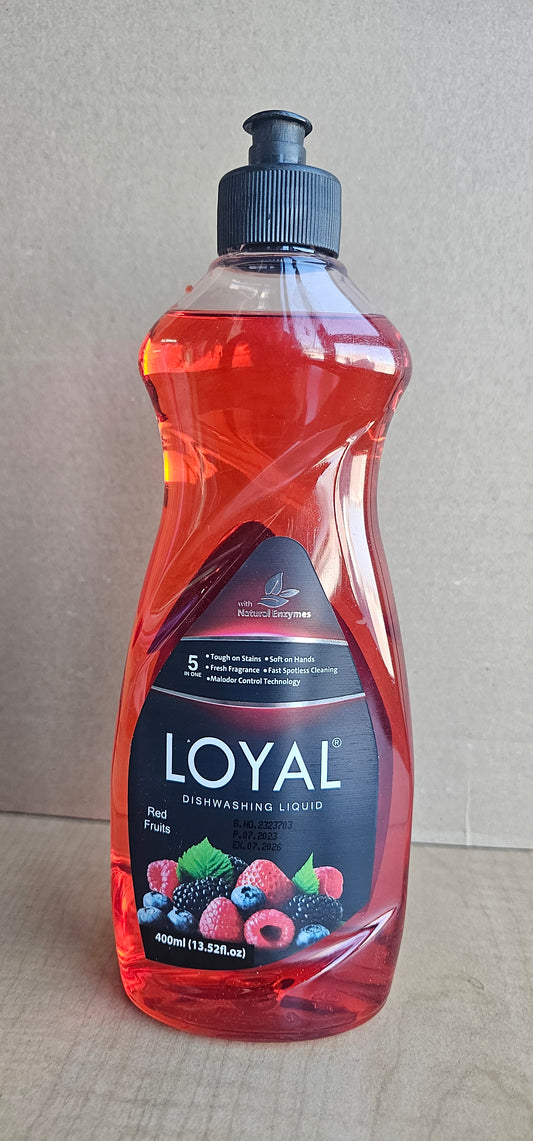 LOYAL Dishwasher Liquid Red Fruits 13.52 oz 12 pack